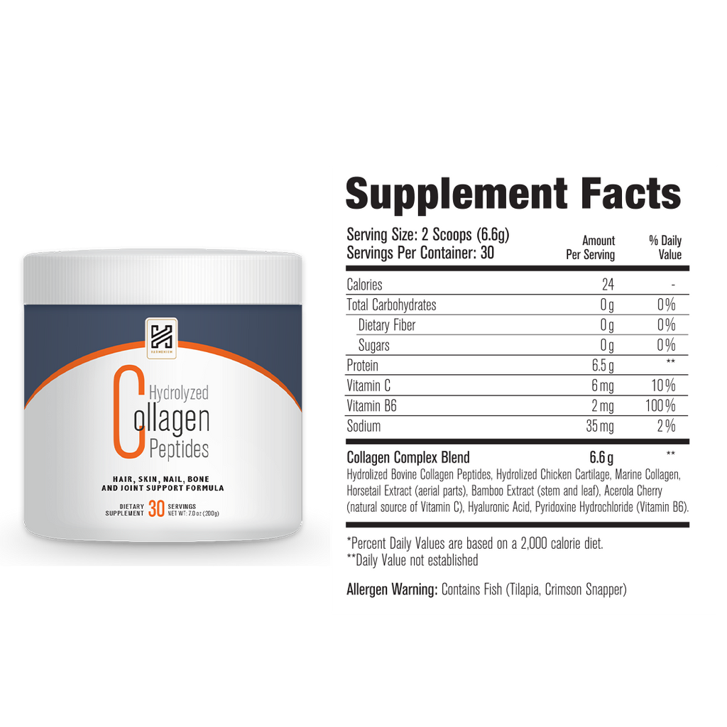 Hydrolyzed Collagen Peptides Harmonium Health